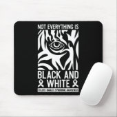 Danlos Zebra Rheumat, Schwarz-Weiß-Leser Mousepad (Mit Mouse)