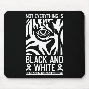 Danlos Zebra Rheumat, Schwarz-Weiß-Leser Mousepad