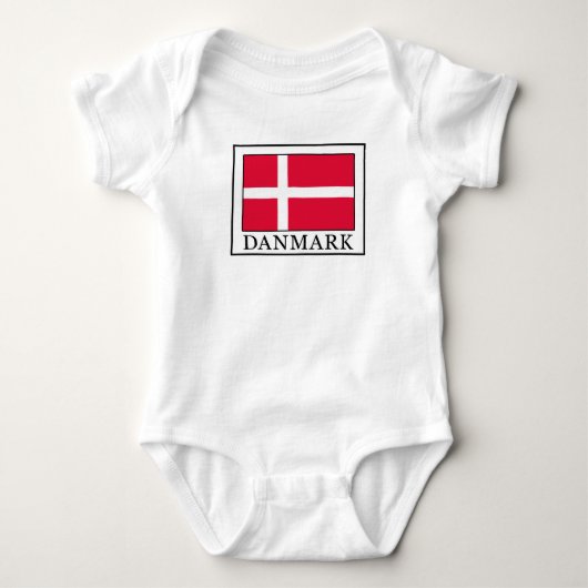 Danmark Baby Strampler (Vorderseite)