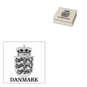 Danmark (Dänemark) Coat of Arms Rubber Briefmarke Gummistempel (Stempel)