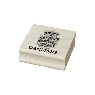 Danmark (Dänemark) Coat of Arms Rubber Briefmarke Gummistempel