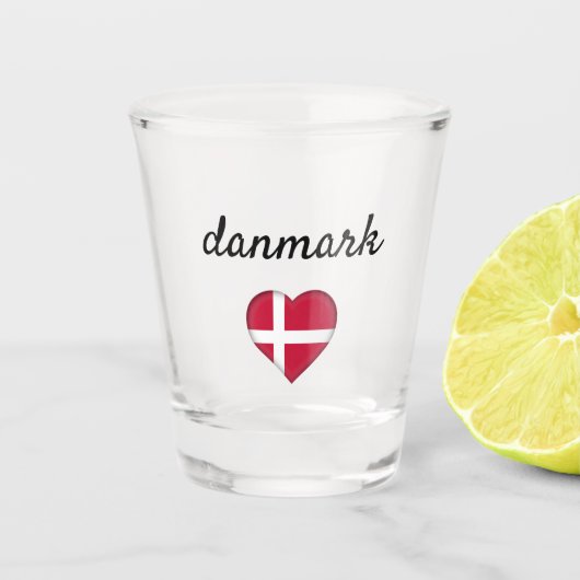 Danmark (Dänemark) Schnapsglas (Vorderseite)