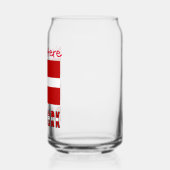 Danmark Dannebrog Flag Red Personalization Dosenglas (Links)