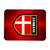 Danmark Flag Magnet (Horizontal)