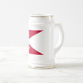 Danmark Grundlovsdag Flag zum dänischen Nationalta Bierglas (VorderseiteRechts)