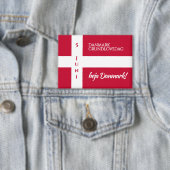 Danmark Grundlovsdag Flag zum dänischen Nationalta Button (Insitu)
