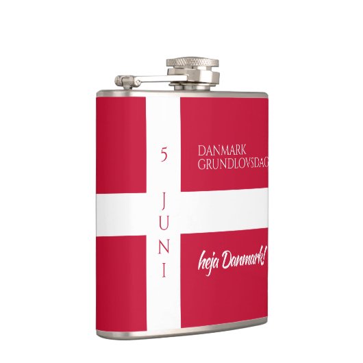 Danmark Grundlovsdag Flag zum dänischen Nationalta Flachmann (Rechts)