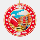 Danmark Keramik Ornament (Hinten)