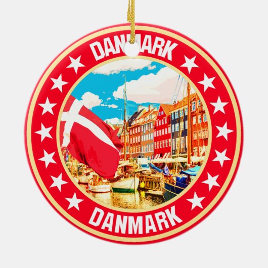 Danmark Keramik Ornament (Hinten)