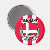 Danmark Magnet (Vorderseite/Rückseite)
