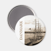 Danmark Magnet (Vorderseite/Rückseite)