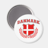 Danmark Magnet (Vorderseite/Rückseite)