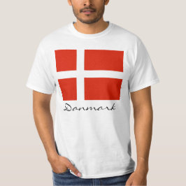 Danmark mit Dannebrog T-Shirt