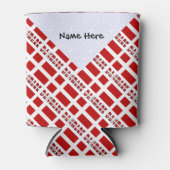 Danmark og Dannebrog Tiled with Your Name Dosenkühler (Vorderseite)