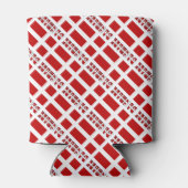 Danmark og Dannebrog Tiled with Your Name Dosenkühler (Rückseite)