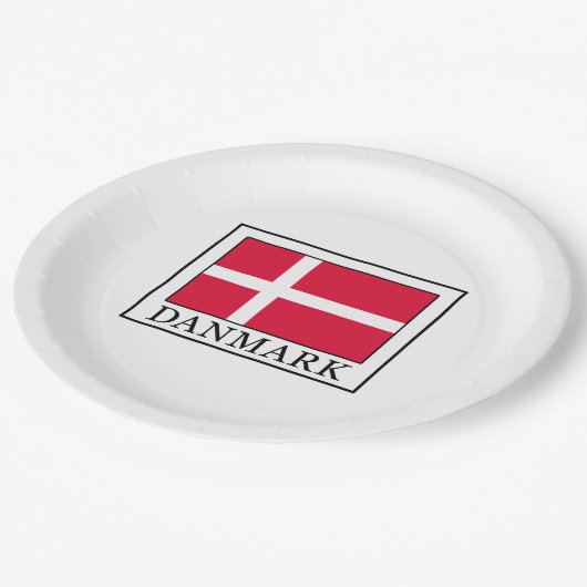 Danmark Pappteller (Schrägansicht)