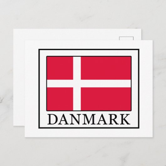 Danmark Postkarte (Vorne/Hinten)