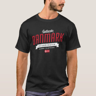 Danmark Scandinavia Vintag dänische Flagge Dansk R T-Shirt