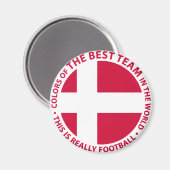 Danmark Shield Magnet (Vorderseite/Rückseite)