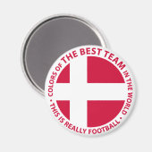 Danmark Shield Magnet (Vorderseite/Rückseite)