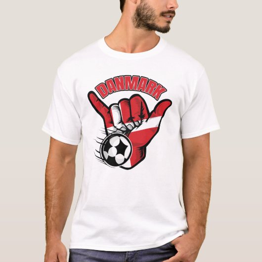 Danmark Soccer T-Shirt (Vorderseite)