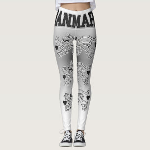 Danmark-Wappen Leggings