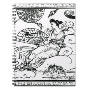 "Dann floss die Königin der Luft in den Raum Notizblock