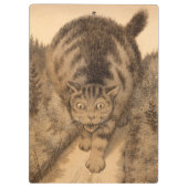 Dann ging Tabby weit und weit weg Klemmbrett (Rückseite)