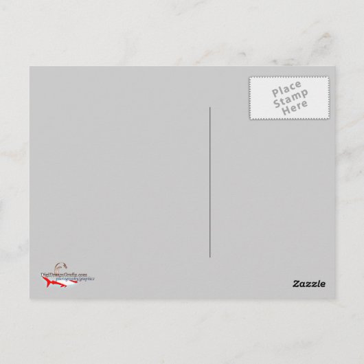 Dann hörte ich eine Stimme aus dem Himmel sagen: " Postkarte (Rückseite)