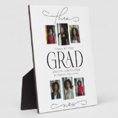 Dann & Jetzt Foto Collage Abschluss Keepake Fotoplatte (Seite)