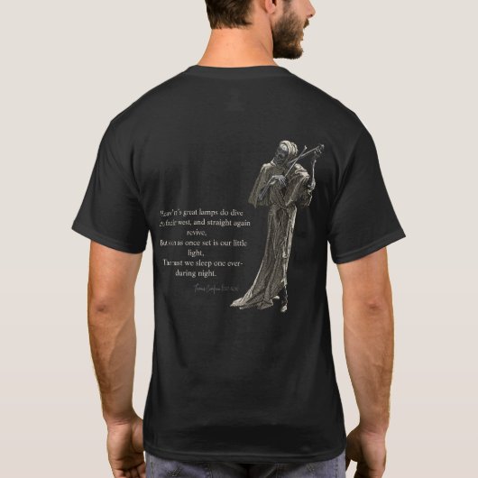 Dann müssen wir eine durchgehende Nacht schlafen T-Shirt (Rückseite)