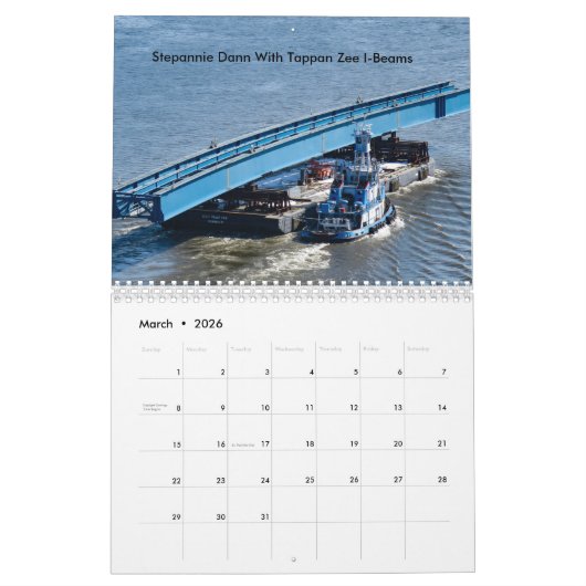 Dann Ozean, der 2018 schleppt Kalender (Mär 2026)