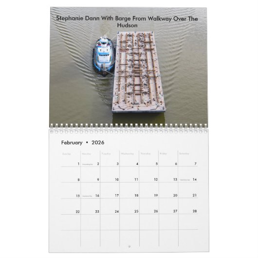 Dann Ozean-Schleppen-Schlepper---"STEPHANIE DANN " Kalender (Feb 2026)