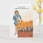 Dann rief ich die Feuerwehr an! Karte (Gelbe Blume)