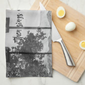 Dann singt mein Soul mit Country Church Keyboard Geschirrtuch (Viertel Falte)