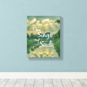 Dann singt mein Soul mit Sonnenbänken und Reflekti Leinwanddruck (Insitu (Holzboden))