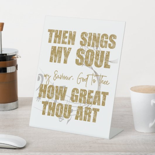 Dann singt mein Soul Sockelschild (In SItu)