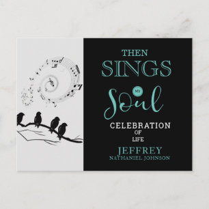 Dann singt meine Seele Lebensfeier Postkarte