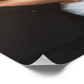 Dann und jetzt 2 Foto 25-jähriges Willkommenszeich Poster (Ecke)