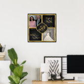 Dann und Jetzt - Benutzerdefiniert Poster (Heimbüro)