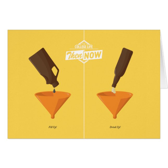 Dann und jetzt: Bier Pong (Vorderseite (Horizontal))