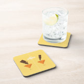 Dann und jetzt: Bier Pong Untersetzer (Rechte Seite)