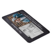 Dann und jetzt Graduate Foto Abschluss Magnet (Rechte Seite)