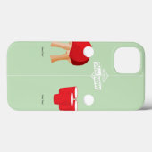 Dann und jetzt: Klingeln Pong Case-Mate iPhone Hülle (Rückseite (Horizontal))