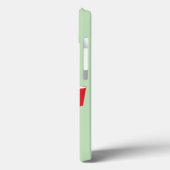 Dann und jetzt: Klingeln Pong Case-Mate iPhone Hülle (Rückseite / Links)