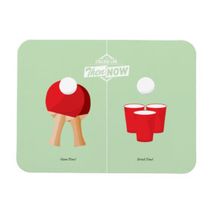 Dann und jetzt: Klingeln Pong Magnet