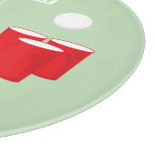 Dann und jetzt: Klingeln Pong Schneidebrett (Ecke)