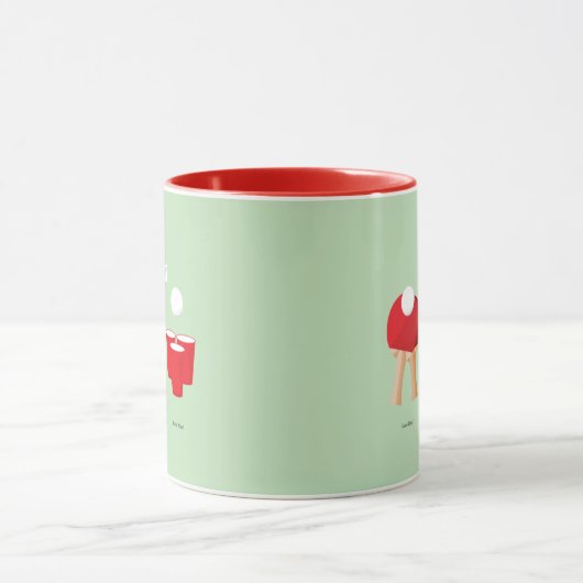 Dann und jetzt: Klingeln Pong Tasse (Zentrum)