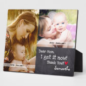 Dann und jetzt liebe Mama, ich verstehe es jetzt, Fotoplatte (Seite)