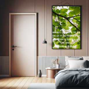 Dann wird der Baum den Glauben aussingen Poster